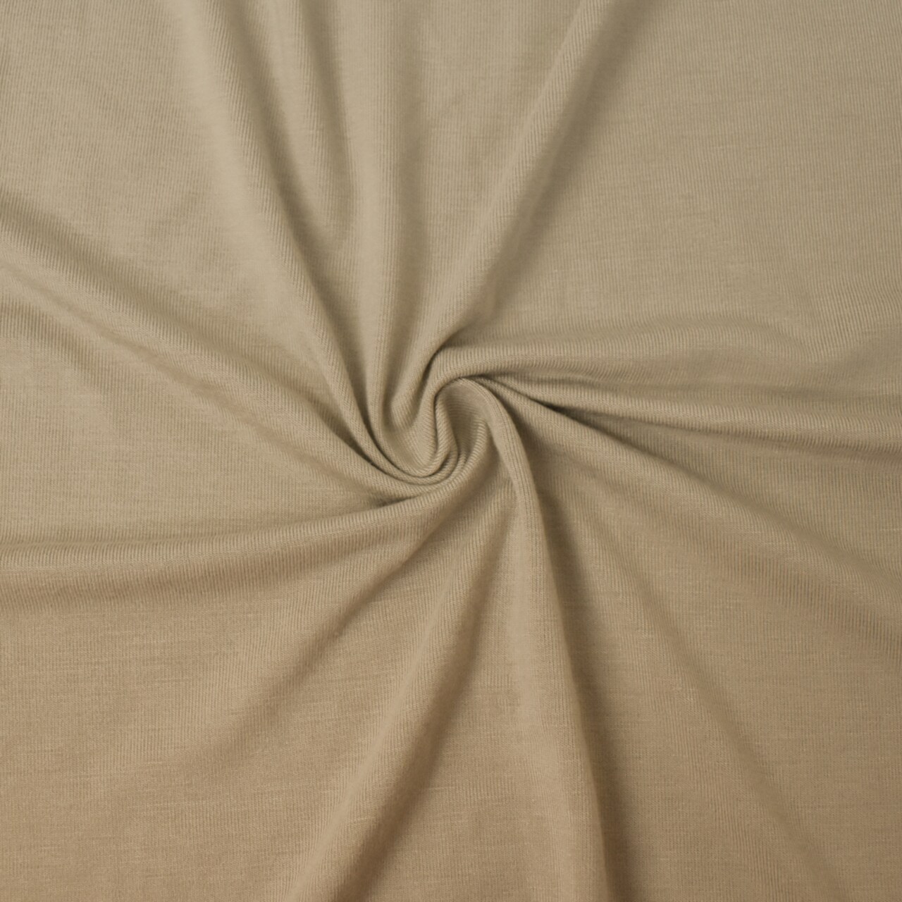 Khaki Beige Bamboo Stretch Spandex Solid Jersey Knit Fabric By the Yard